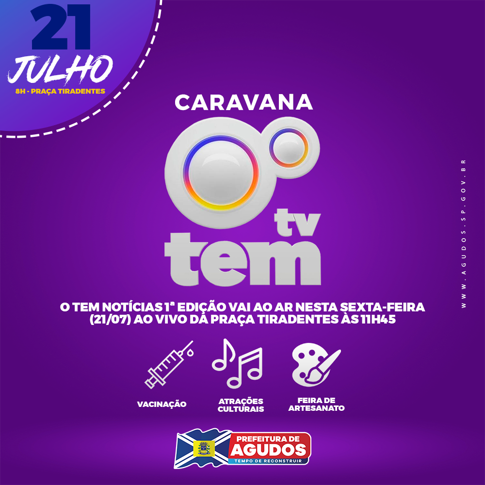 Agudos recebe a Caravana TV TEM como parte das comemora es